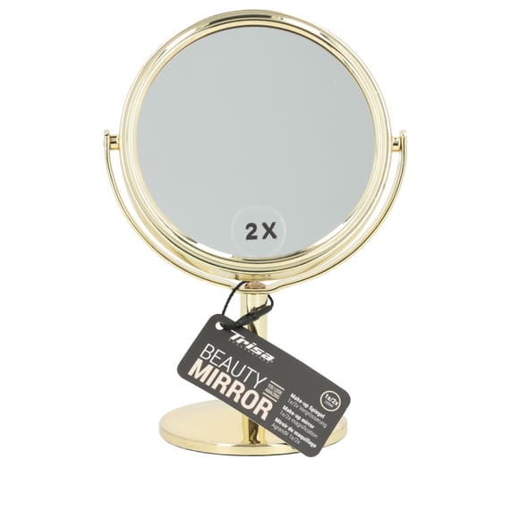 Mini Miroir Sur Pied – Doré, x1 & x2