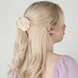 Fabric Flower On Hairclip