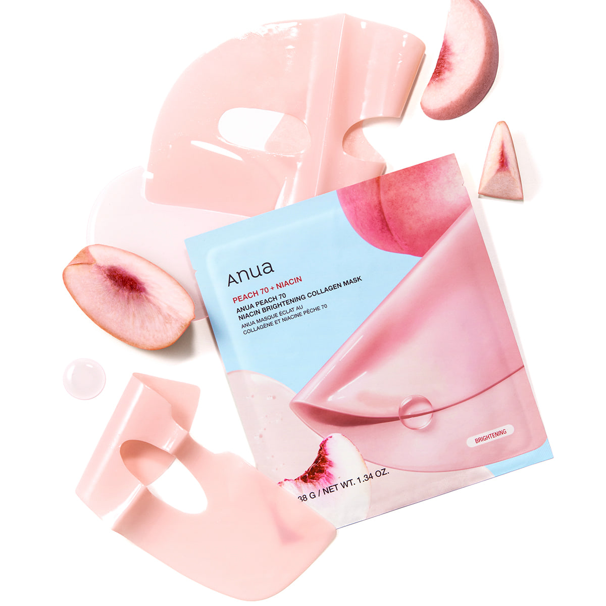Peach 70 Niacin Brightening Collagen Mask