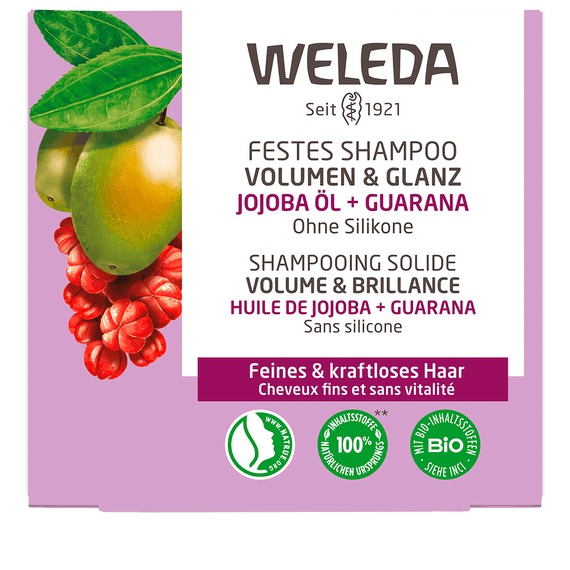 Festes Shampoo - Volumen und Glanz