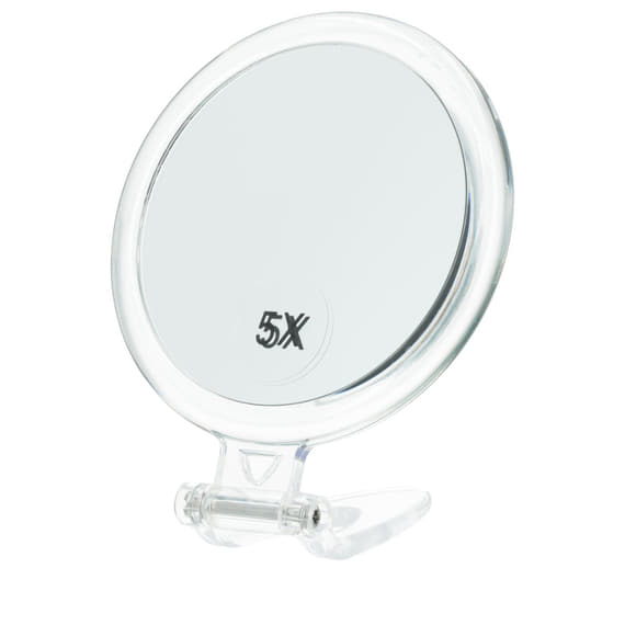 Hand And Stand Mirror – Transparent, x5