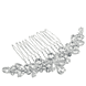 Fiori Con Strass Su Pettinino Per Capelli