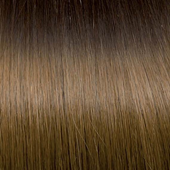 Clip-In Hair Extensions 50/55 cm  - 4/14 Brown/Light Golden Blond Copper