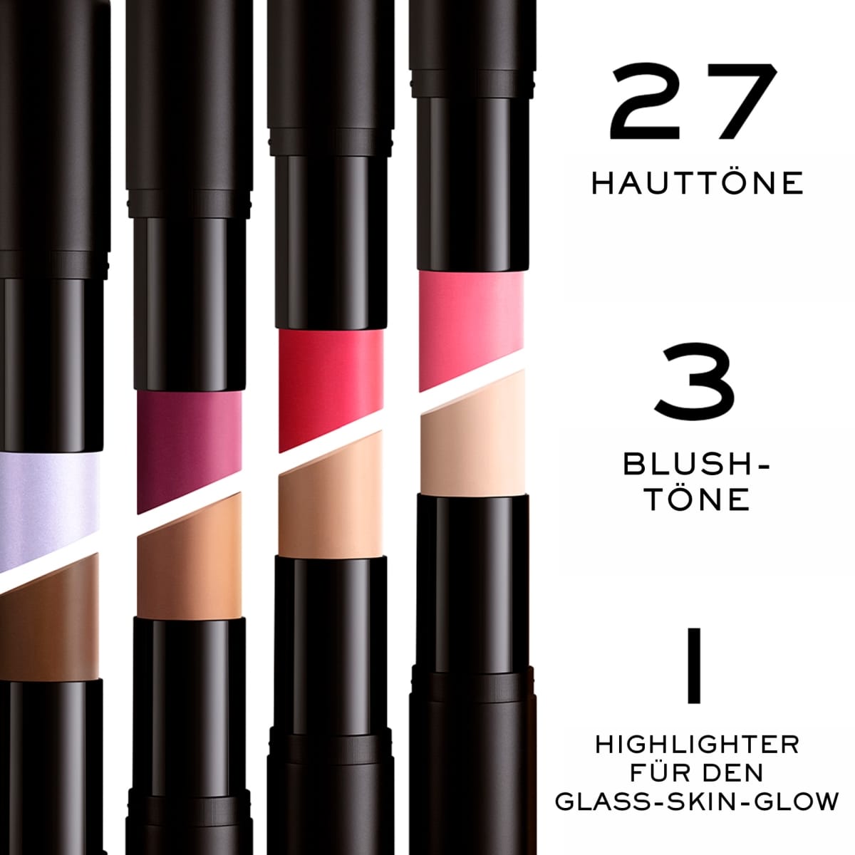 Teint Idôle Ultra Wear Stick Blush, mattes Finish, 01 Stretching Pink