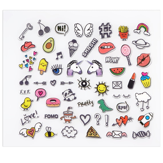 Happiness Looks Good On You Nail Sticker