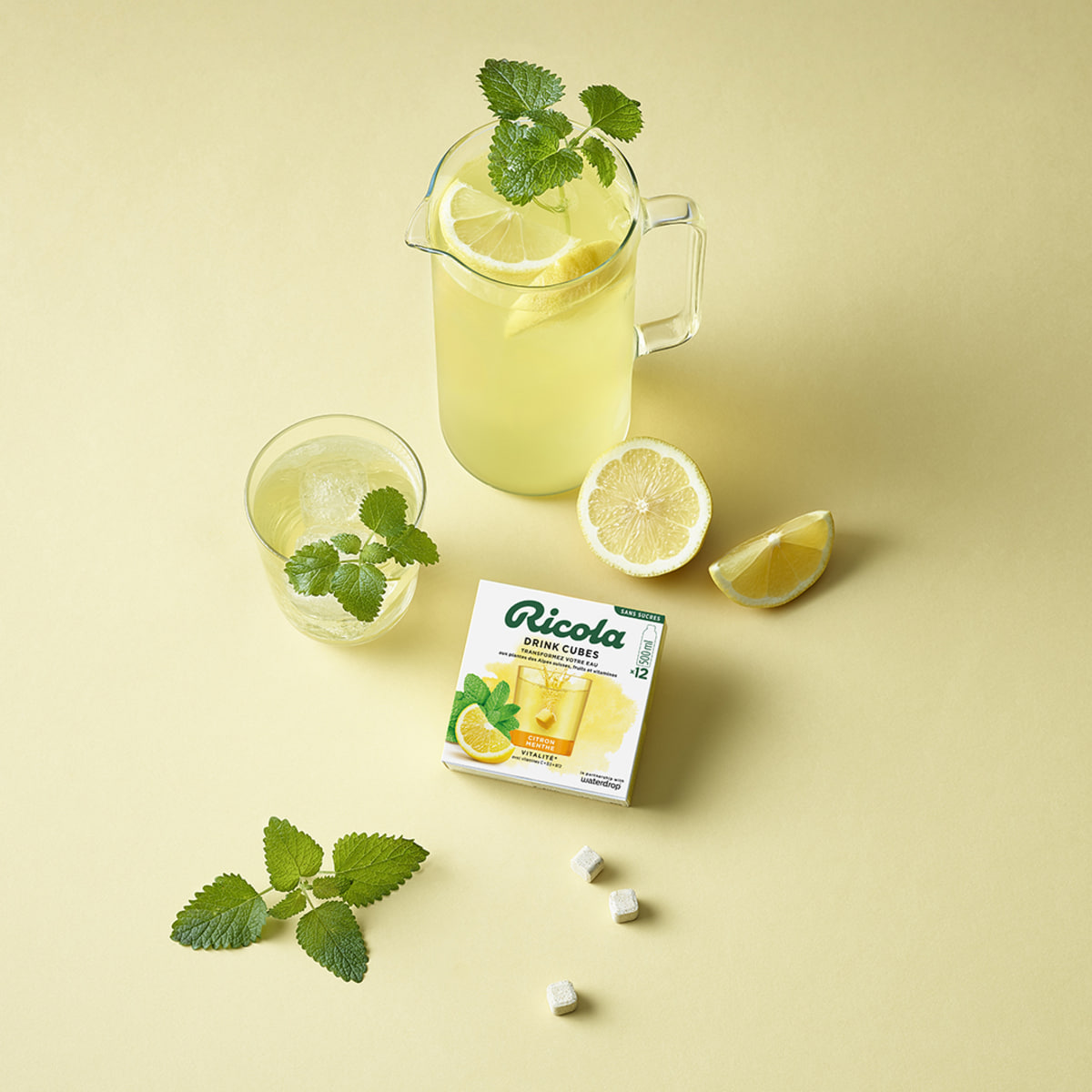 Cubi Bevanda Limone Menta Senza Zucchero