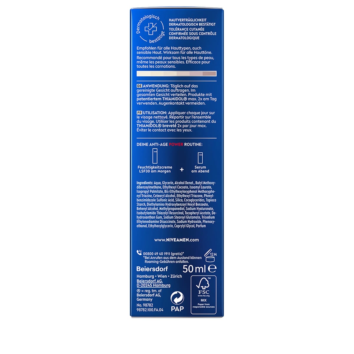 Men Anti-Age Power Luminous Feuchtigkeitscreme