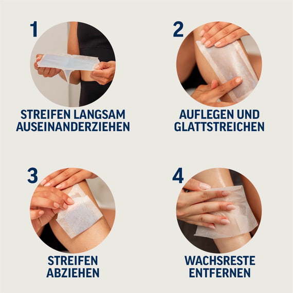 Kaltwachsstreifen Körper & Beine 20 Stk.