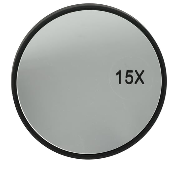 Spiegel mit Saugnäpfen – Schwarz, x15