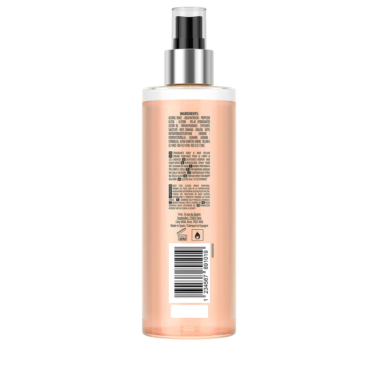 Radiant Woman Body & Hair Splash