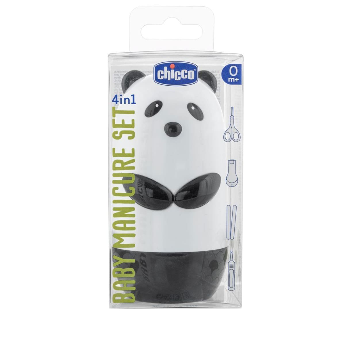 Set per la Cura delle Unghie 4-in-1 - Panda
