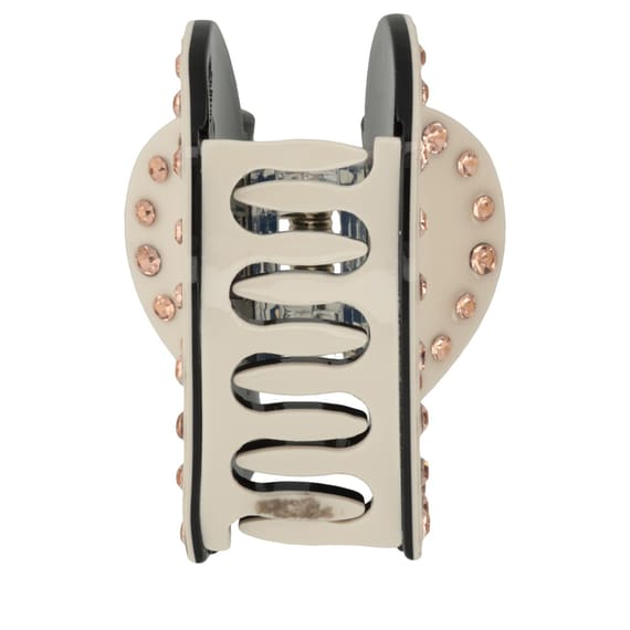 Set Of Heart Clips - Beige