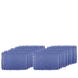 Bigoudis adhésifs bleu foncé 40 mm (12 pcs.)