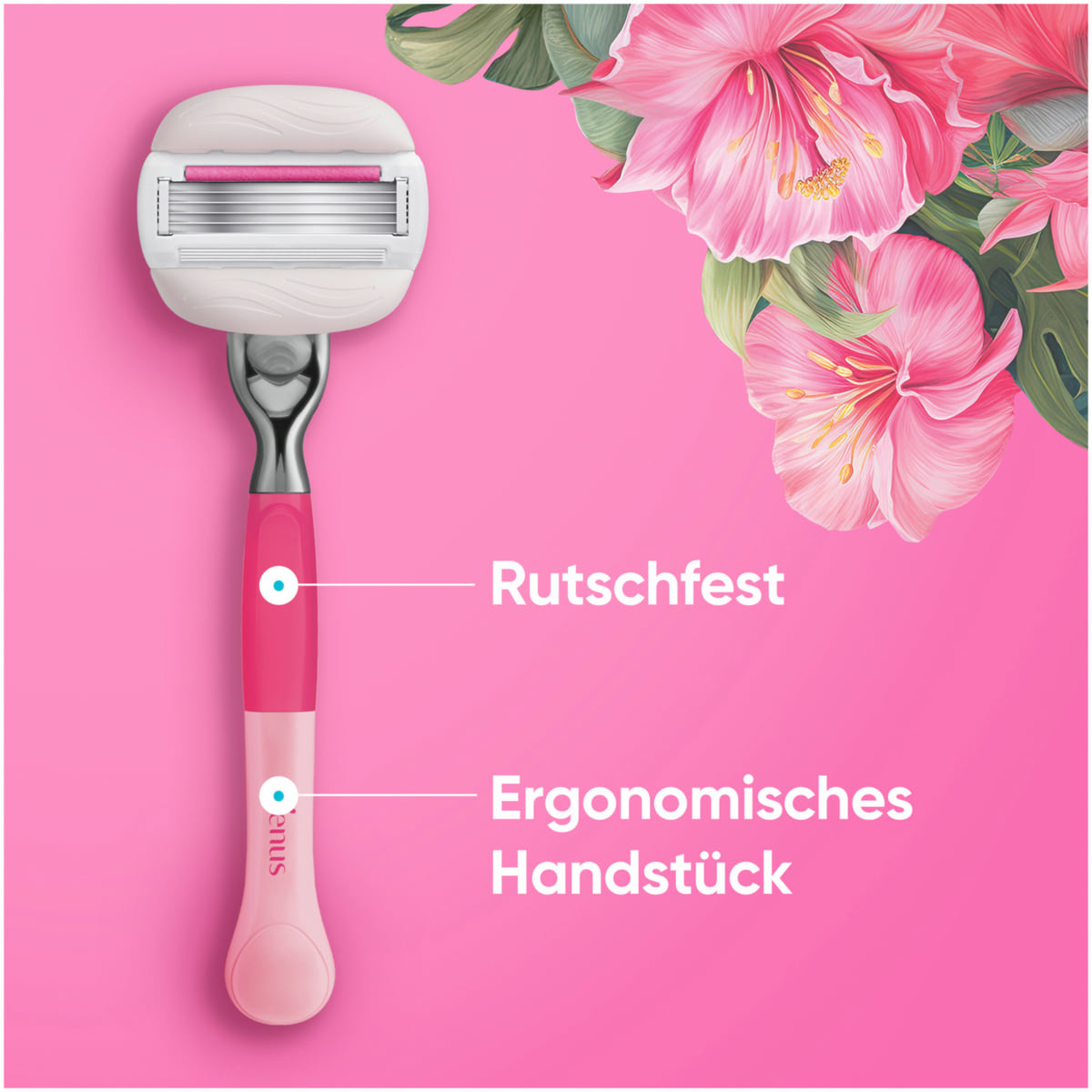 Pro Comfortglide Tropical Rasierer mit 1 Klinge & Duschhänger