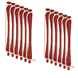 Bigoudis FPS 9 brun 3 mm (12 pcs.)