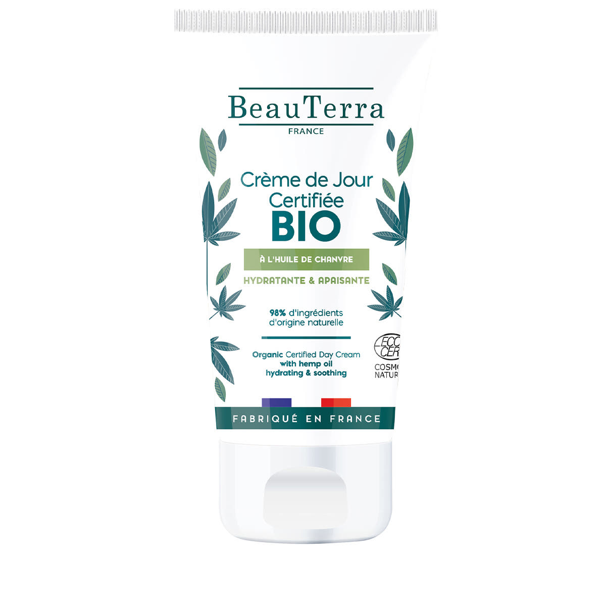 Crème de jour au chanvre et à l'aloe vera bio
