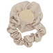 Scrunchie With Rose - Beige