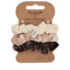 Scrunchie Yoga - Crema, Beige, Marrone Scuro