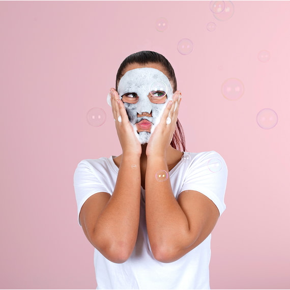 Maschera Viso Bolle Purificante + Carbone Attivo