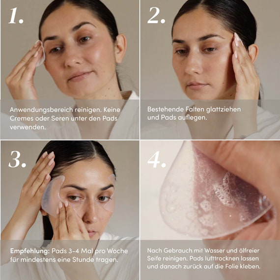 Wiederverwendbare Augen-Schläfen Pads mit Aloe Vera