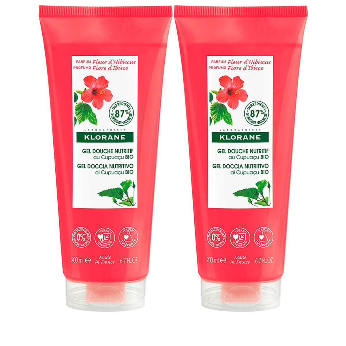 Gel douche duo fleur d'hibiscus