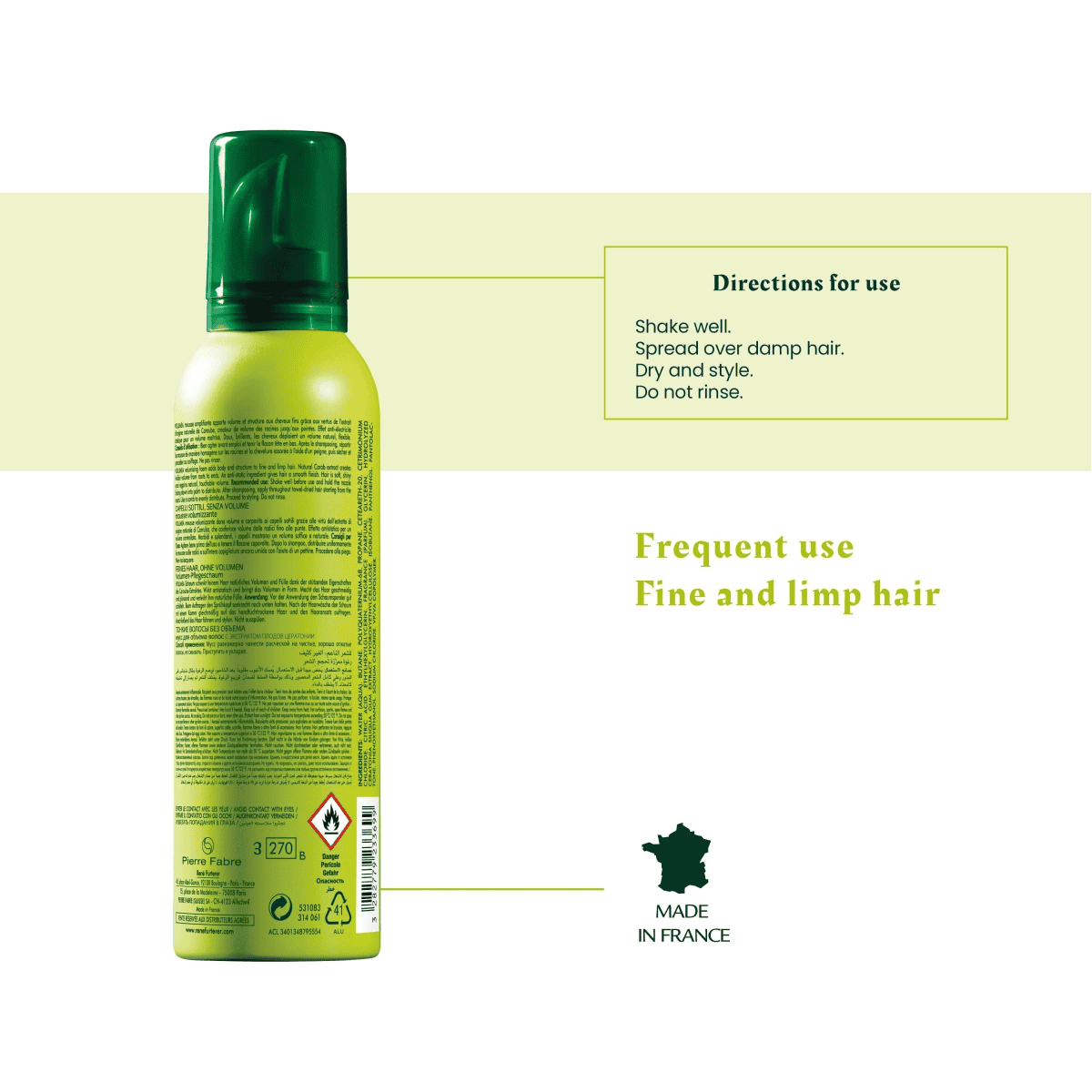 Schiuma Volumizzante, Volume e Consistenza per Capelli Fini