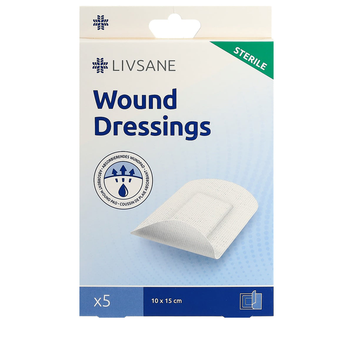Sterile Wound Dressings 10 x 15 cm