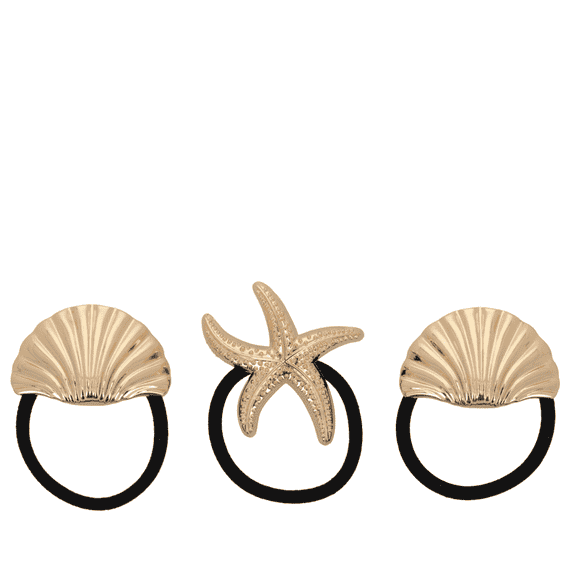 Set Elastici Per Capelli - Oro