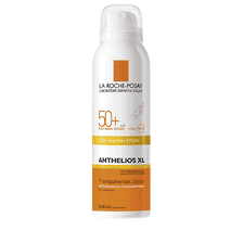 Transparentes Körperspray SPF50+
