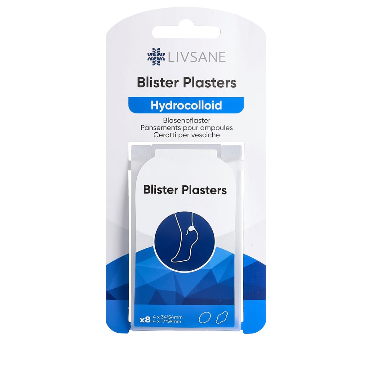 Blasenpflaster hydrokolloid - 8 Stk.