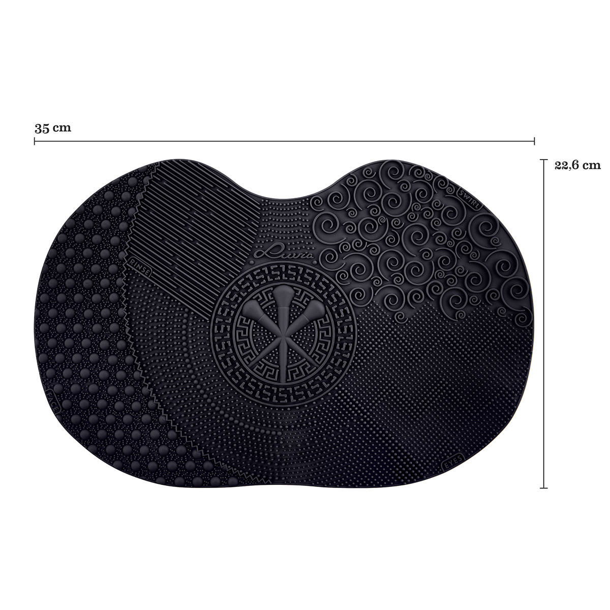Brush Cleansing Mat - Black