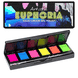Cream Gel Palette, Euphoria Neons, Brush