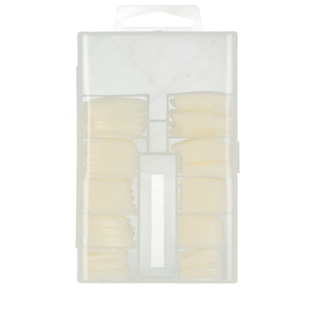 Set Unghie Forma Coffin Lattiginose - 200 Pz