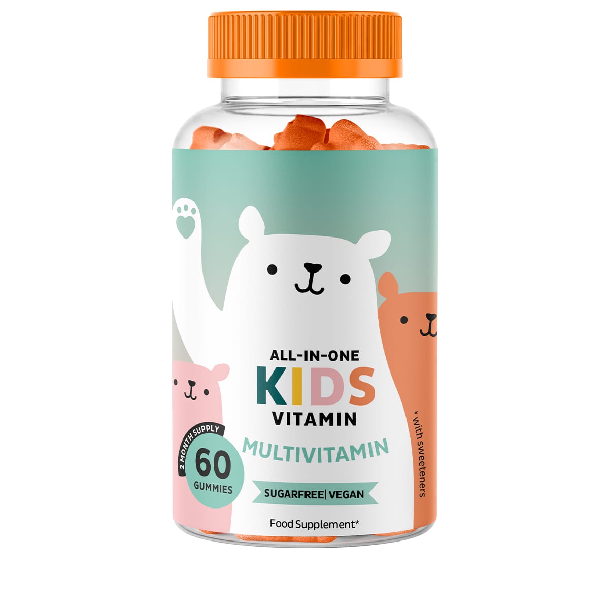 All-in-one Kids Vitamin, Multivitamin - 60 Bears