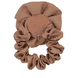 Scrunchie mit Rose - Braun