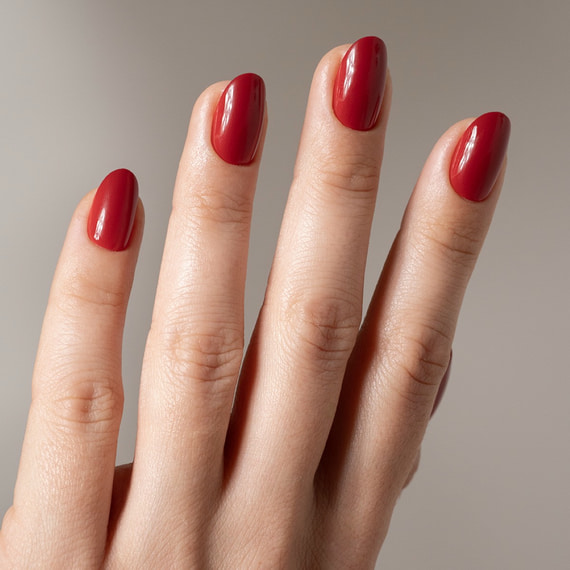 Paris Je T'aime Press On Nails Short Round