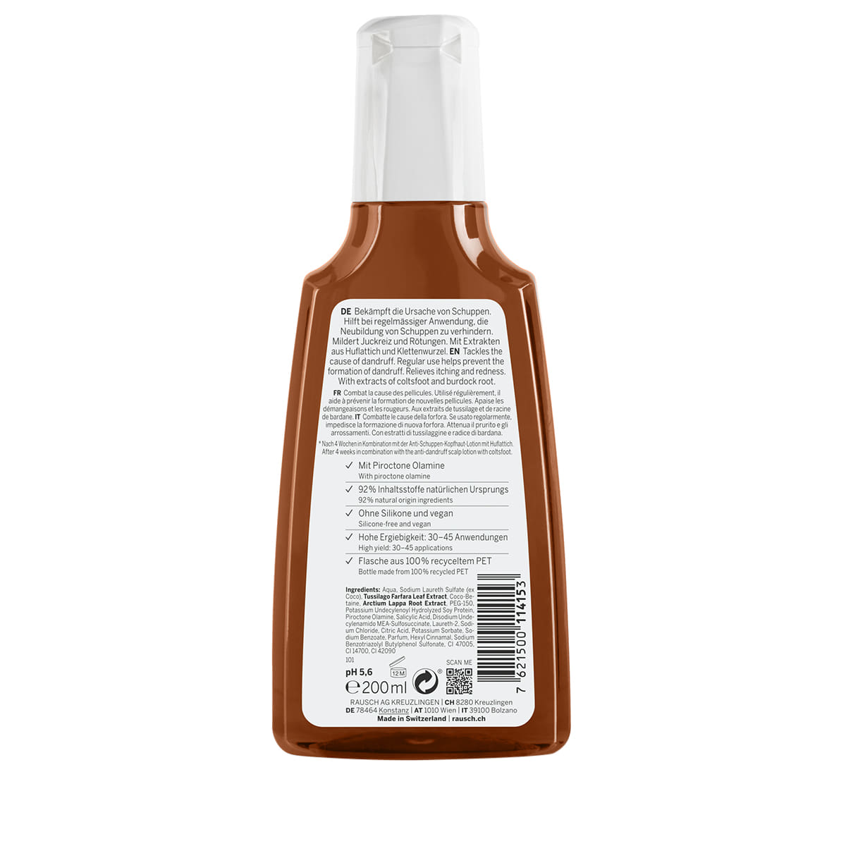Anti-Schuppen-Shampoo mit Huflattich