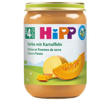 Potiron avec pommes de terre bio