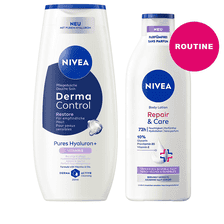 Routine de soins du corps pour les peaux sensibles et délicates