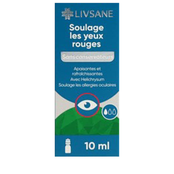 Linderung bei geröteten Augen