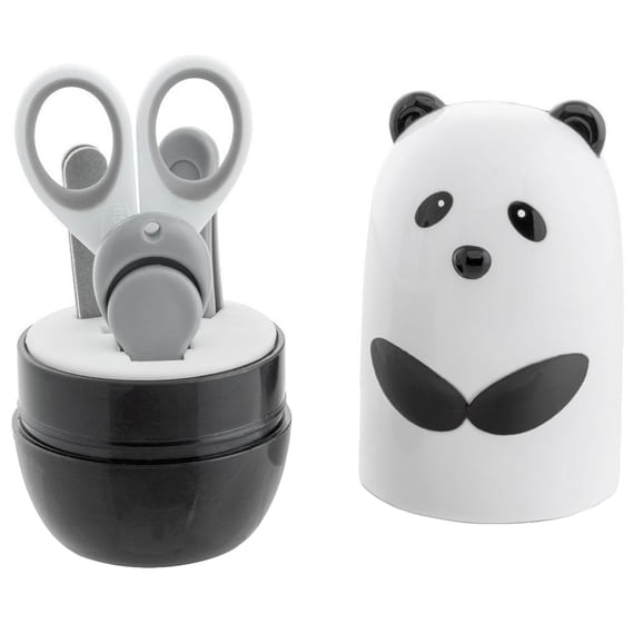 Set per la Cura delle Unghie 4-in-1 - Panda