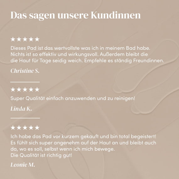 Wiederverwendbares Dekolleté Pad mit Hyaluron