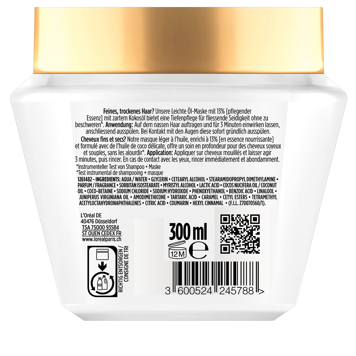 Maschera Coco Olio Extraordinaire