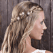 Riccioli con perline e strass, 2 cm, 4 pezzi