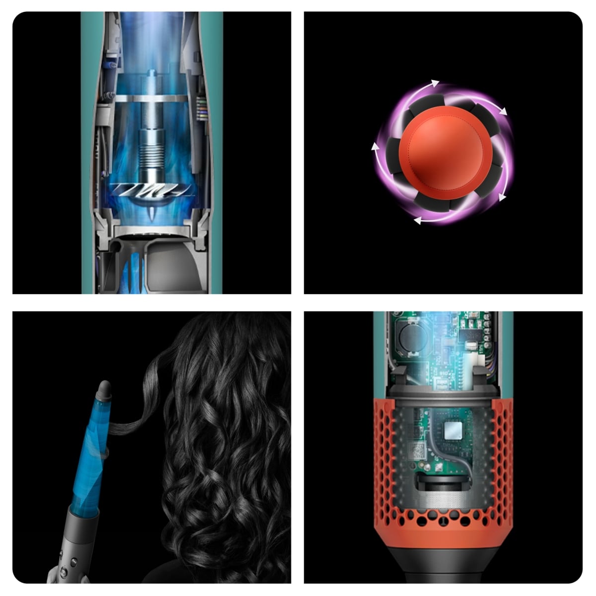 i.d. Multi-Haarstyler und -trockner mit Diffusor - Strawberry Bronze und Rosé