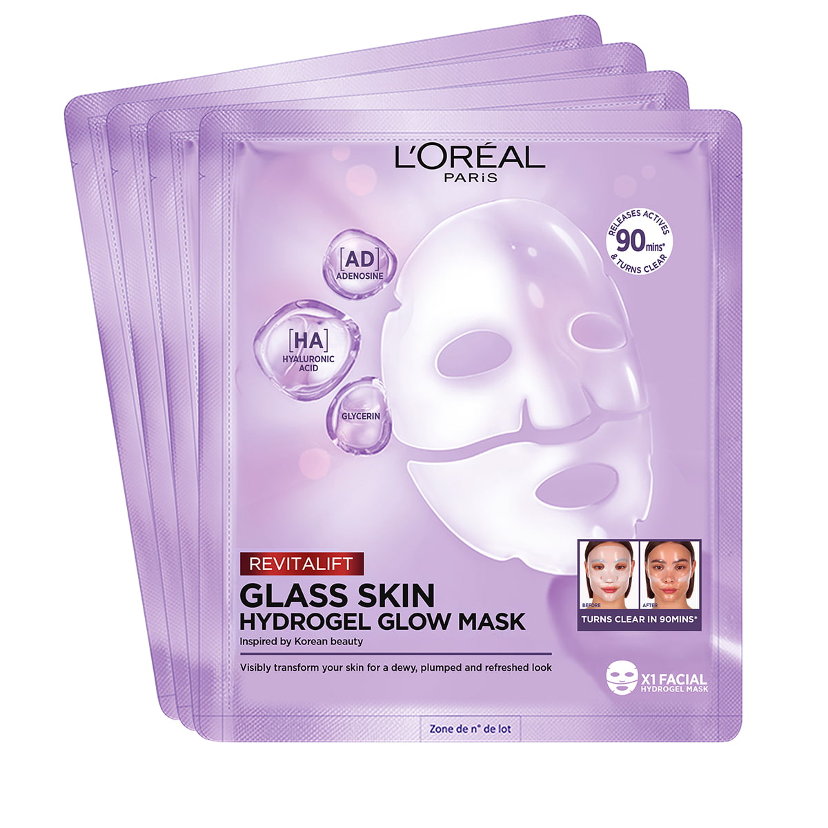 Filler Hydrogel Glass Skin 4 pz.
