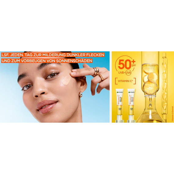 Vitamine C Fluide solaire quotidien Glow avec SPF 50