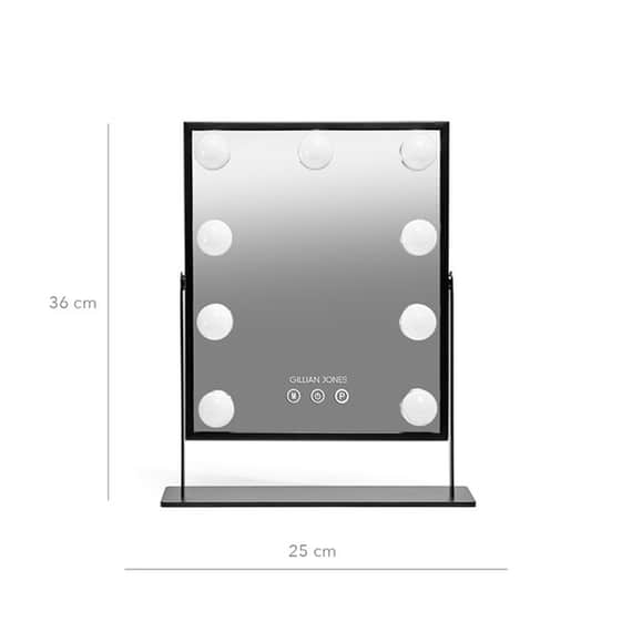 Miroir de maquillage avec 9 lumières LED puissantes