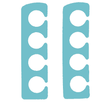 Toe separator 2 pcs.