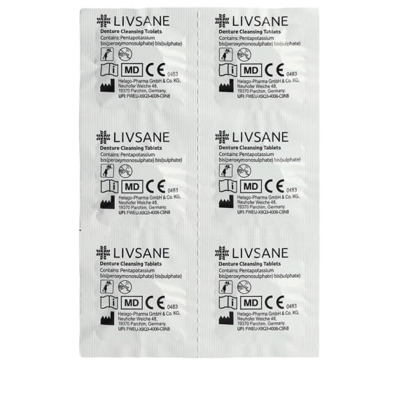 Compresse pulizia dentiera - 30 pz.